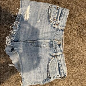Denim Distressed Women's Shorts